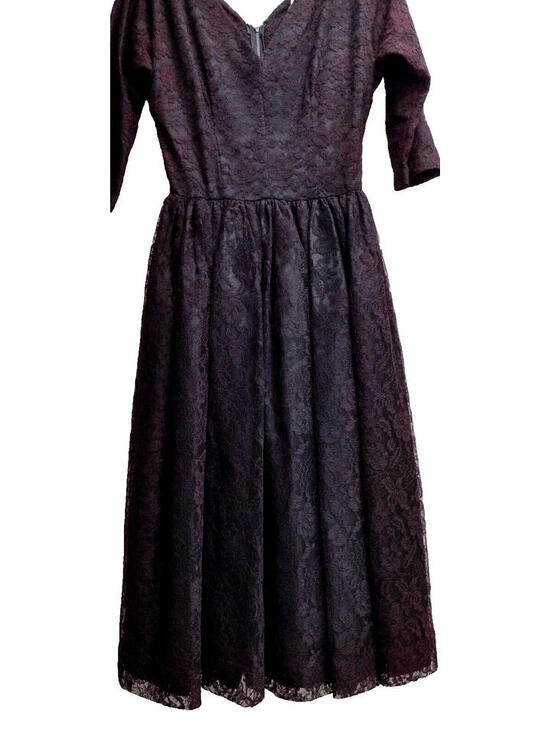 Dresses & Skirts - Julie Miller 60s Dress ZOMBIE day of the dead DISCOLORED BLACK LACE Petite XS